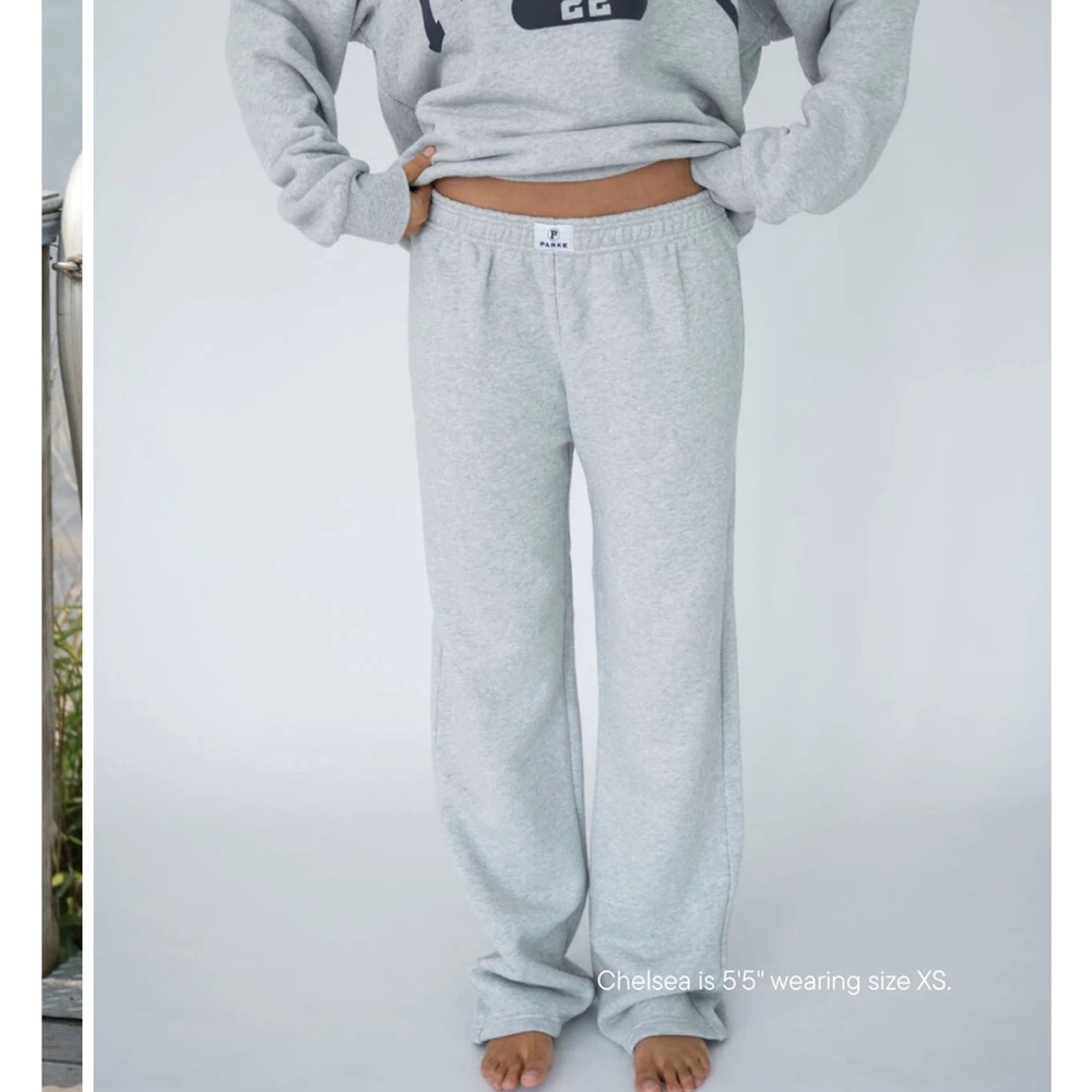Parke Grey Heritage Boxer Sweatpants NWT